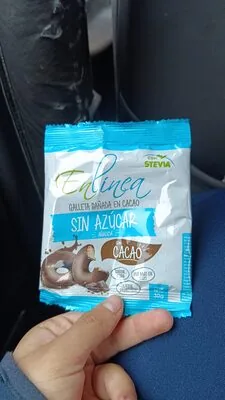 Galleta bañada en cacao
