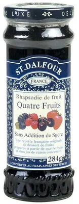 Geleia Amora, Morango, Framboesa E Cereja St. Dalfour Vidro 284g