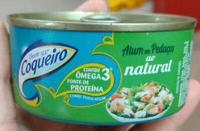 ATUM PEDAÇOS NATURAL 170G COQUEIRO