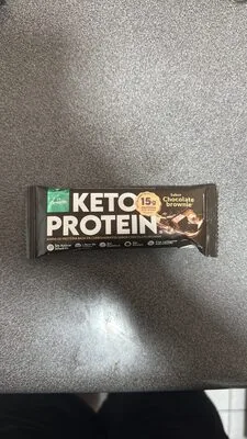 KETO PROTEIN BARRA DE PROTEÍNA BAJA EN CARBOHIDRATOS SABOR CHOCOLATE BROWNIE