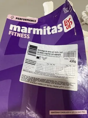 Almôndega De Carne Com Molho, Purê De Batata E Legumes Com Edamame