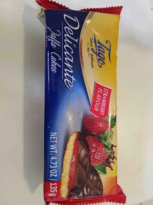 Jaffa Cake Tago 135g Rech.morango