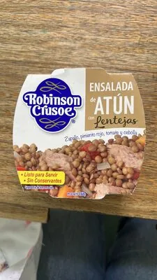 ENSALADA de ATÚN con Lentejas