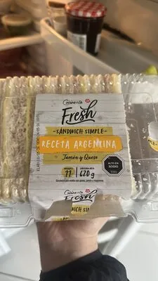 Sándwich Simple Receta Argentina Jamón y Queso