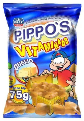 Salgadinho Pippos 75gr Queijo Vitaminado