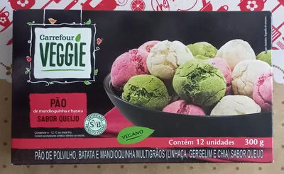 Pão de mandioquinha e batata sabor queijo