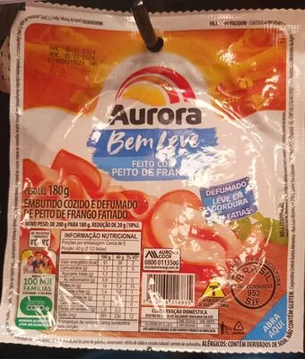 Peito de Frango Defumado Bem Leve Fatiado 180g