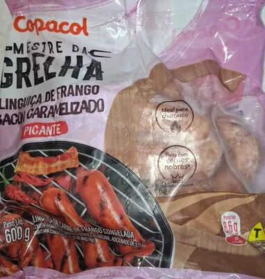 Linguiça de carne de frango congelada