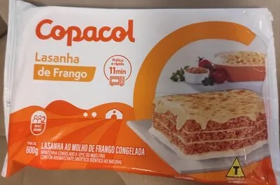 Lasanha Copacol Frango 600g.