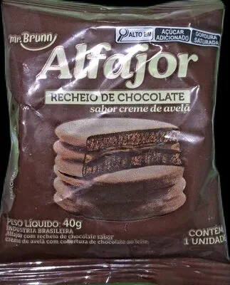 Alfajor Mr Brunn 40g Chocolate Com Avela