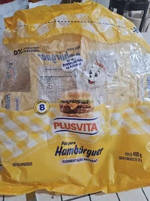 Pão Para Hambúrguer Plusvita Pacote 400g