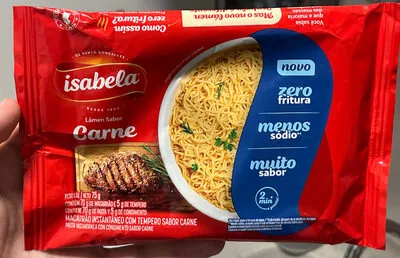 Macarrão Instantâneo Lámen Carne Isabela Pacote 75g