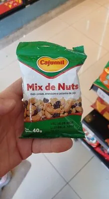 Mix Uva Passaamencast Cajumil 40g