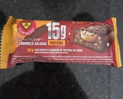 Barra Proteica 3 Coracoes Cap.cara/salg 50g