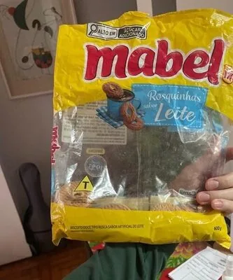 Biscoito Rosquinha Leite Mabel Pacote 600g