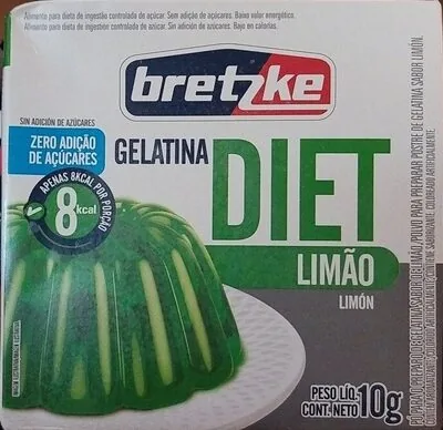 Gelatina Bretzke 10g Diet Limao