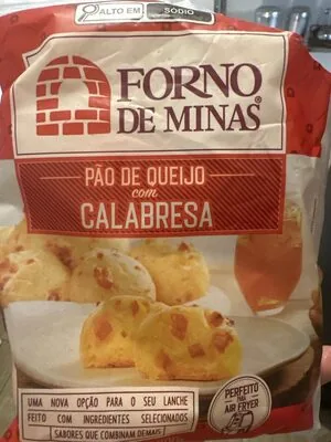 Pão De Queijo Congelado Com Calabresa Tradicional Forno De Minas Pacote 400g
