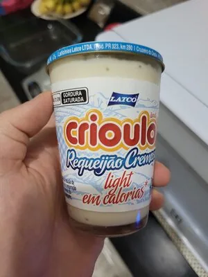 Requeijao Cremoso Crioulo Light 180gr
