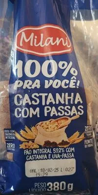 Milani Pao 400g Castanha/passas