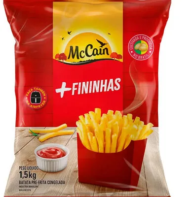 Batata Pré Frita Fina Congelada Mccain Pacote 1,5kg