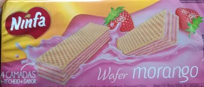 Bisc Wafer Ninfa Sabor Morango 100g
