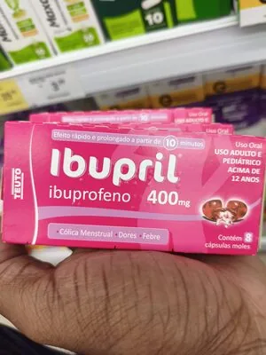 Ibuprofeno 400mg Bl 8 Cap