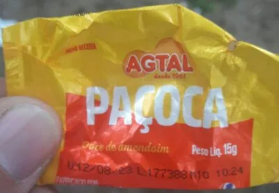 Paçoca 15g Agtal