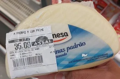 Queijo Minas Padrão Fracionado Frimesa