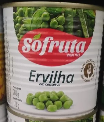 Ervilha Em Conserva Sófruta Lata 170g