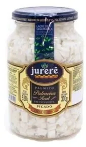 Palmito Palmeira Real Em Conserva Picado Jurerê Vidro 300g