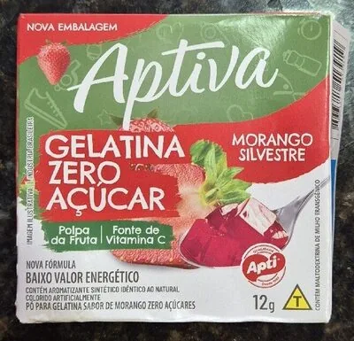 Gelatina Apti Zero Morango Silv