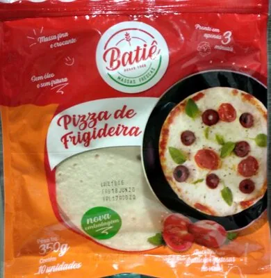 Massa Pizza Batie 350gr Frig C 10