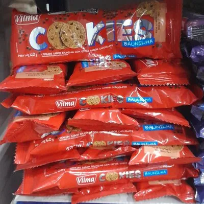Cookies Vilma Baunilha C/gotas Choc 60g