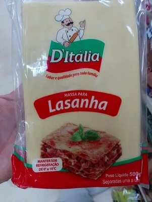 Massa Lazanha Ditalia 500grs