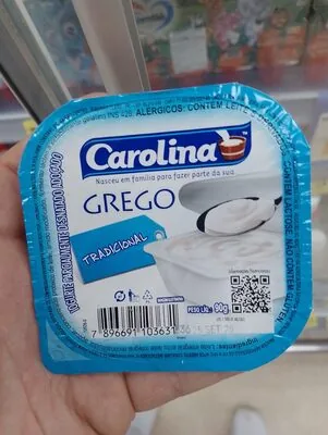 Iogurte Carolina Grego 100gr Tradicional