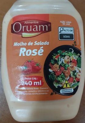 Molho Salad Oruam 240ml Rose