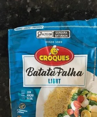 Batata Palha Croques 120gr Menos Sodio