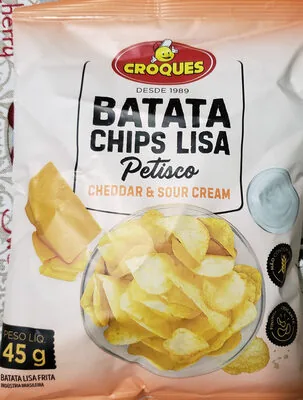 Batata Chips Lisa Cheddar E Sour Cream 45g
