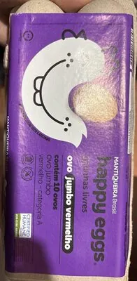 Ovos Vermelhos Mantiqueira Happy Eggs Jumbo 10un