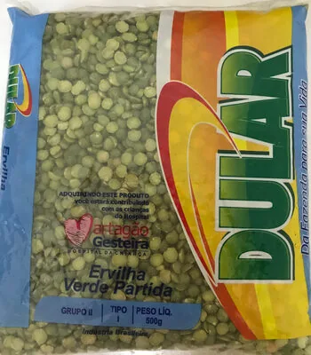 ervilha verde partida
