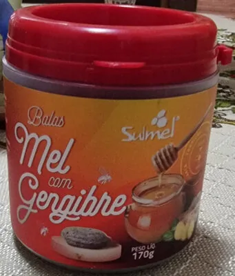 Bala Mel Com Gengibre 170g Sabor Alternativo