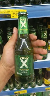 Cerveja American Lager Puro Malte Sem Glúten Vold X Garrafa 250ml