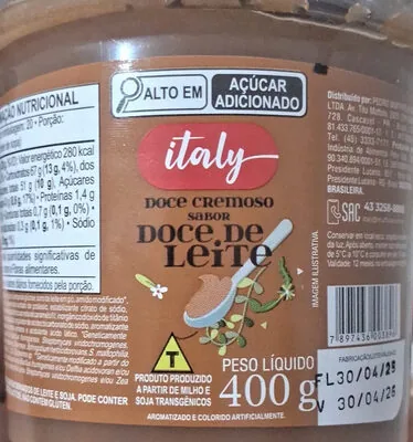 Doce De Leite Italy Rs
