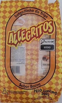 Salgadinho de trigo sabor bacon
