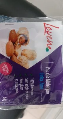 PE DE MOLEQUE S/AÇÚCAR 66G C/3 LEVEN