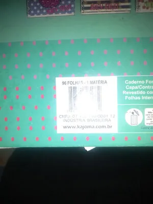 Caderno Kajoma 1mt 96f Julicy F.