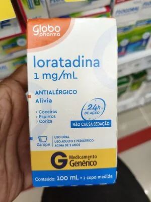 Loratadina 1 Mg/ml Xarope Ems Genérico