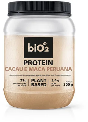 Proteína Vegetal Cacau E Maca Peruana Bio2 Protein Pote 300g