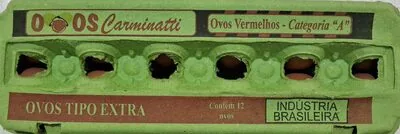 Ovos Vermelho Carminatti C/12