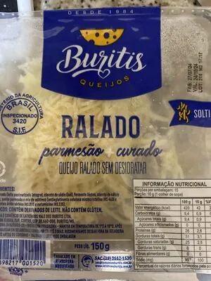 Qj Ralado Buritis Parmesao 150g
